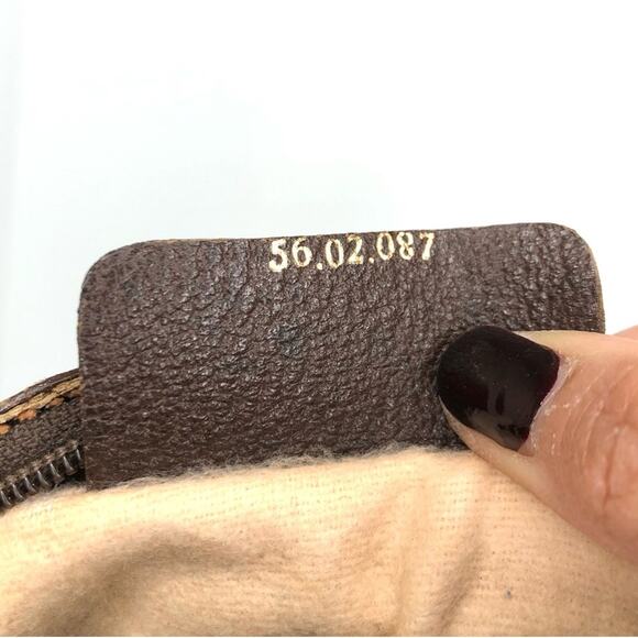 Gucci Ophidia GG Monogram Striped Supreme Small Crossbody Bag - Picture 14 of 15